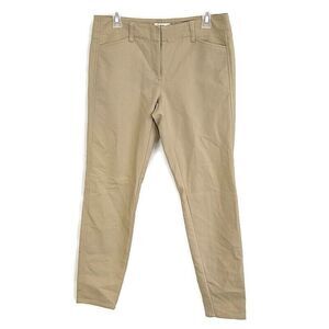 Vineyard Vines Womens sz 4 Casual Pants Tan Chino Slim Straight Leg